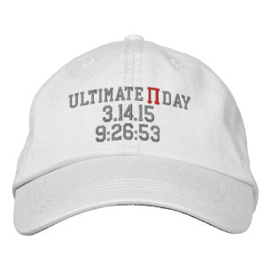 Gorra Bordada Último Día Pi 2015