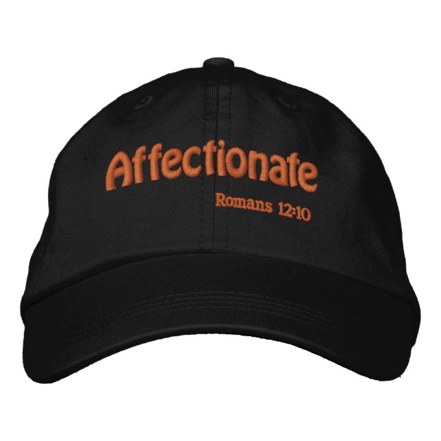 Gorra Bordada Una cita bíblica afectuosa Personalizar (Anverso)