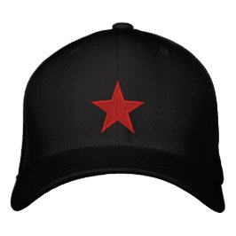 Gorra Bordada Una Estrella Roja De La Anarquía