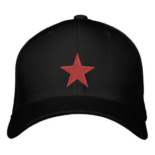 Gorra Bordada Una Estrella Roja De La Anarquía