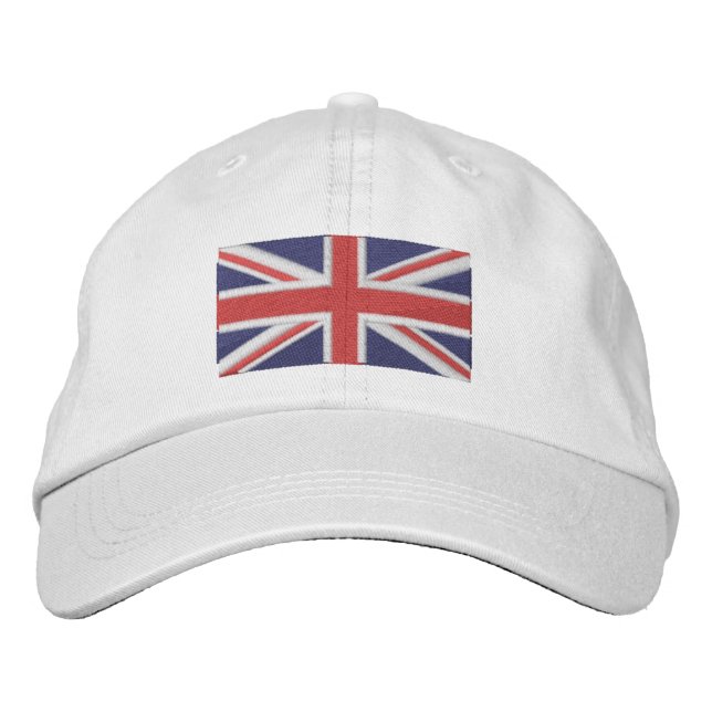 Gorra Bordada Unión Jack (Anverso)