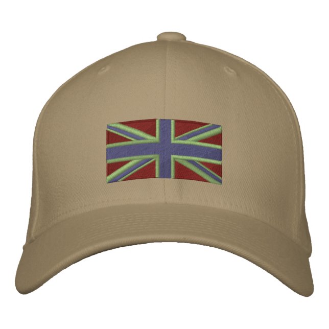 Gorra Bordada Union Jack - Desierto (Anverso)