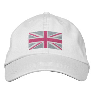Gorra Bordada Union Jack ~ In Girly Pinks