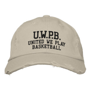 GORRA BORDADA UNITITED WE PLAY™ BASKETBALL