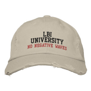 GORRA BORDADA UNIVERSIDAD LBI SIN ONDAS NEGATIVAS