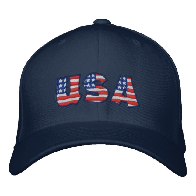 GORRA BORDADA USA NB (Anverso)