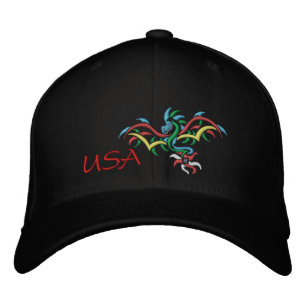 GORRA BORDADA USA SUN DRAGON