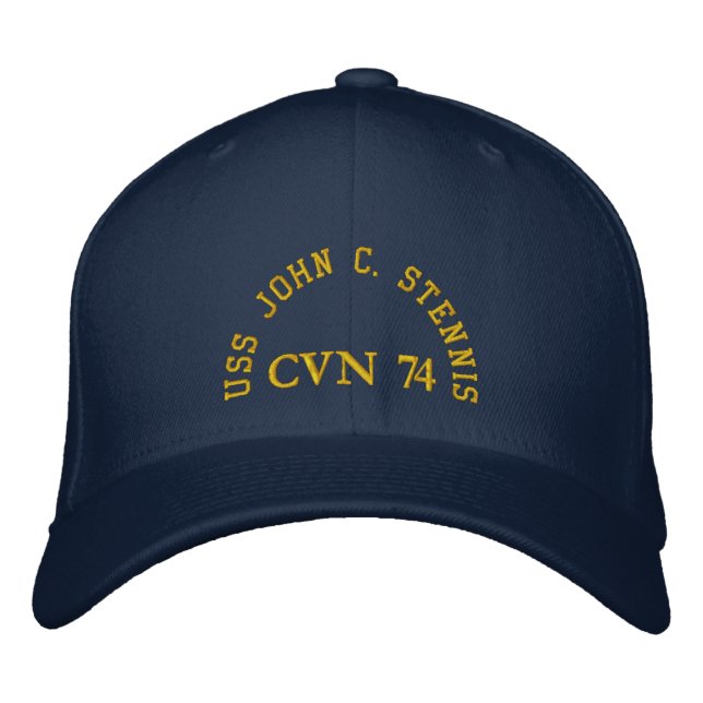 GORRA BORDADA USS JOHN C. STENNIS, CVN 74, (Anverso)