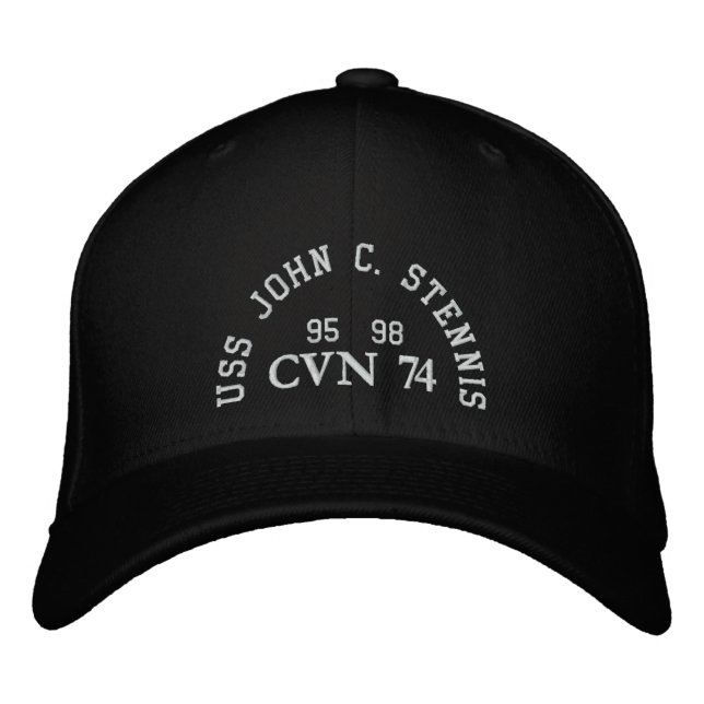 GORRA BORDADA USS JOHN C. STENNIS, CVN 74, (Anverso)