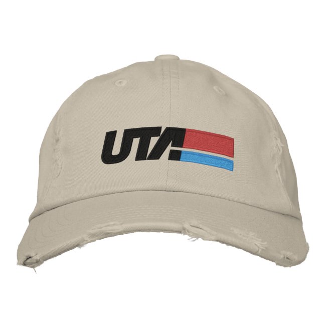 Gorra Bordada UTA Retro Logo Baseball Hat (Anverso)