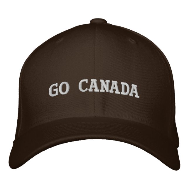 Gorra Bordada Vamos Canadá (Anverso)
