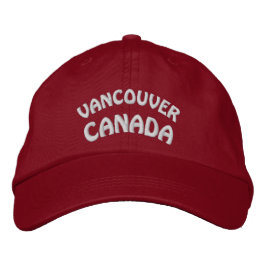 Gorra Bordada Vancouver Souvenir Cap Béisbol Embroid Cap