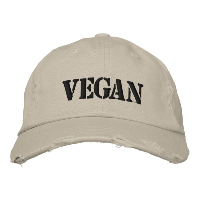Gorra Bordada Vegan (Anverso)