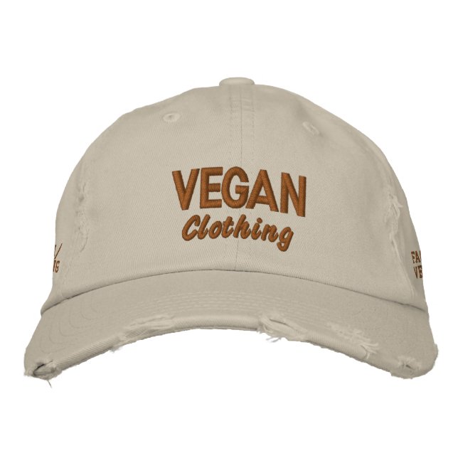 Gorra Bordada VEGAN Clothing (Anverso)