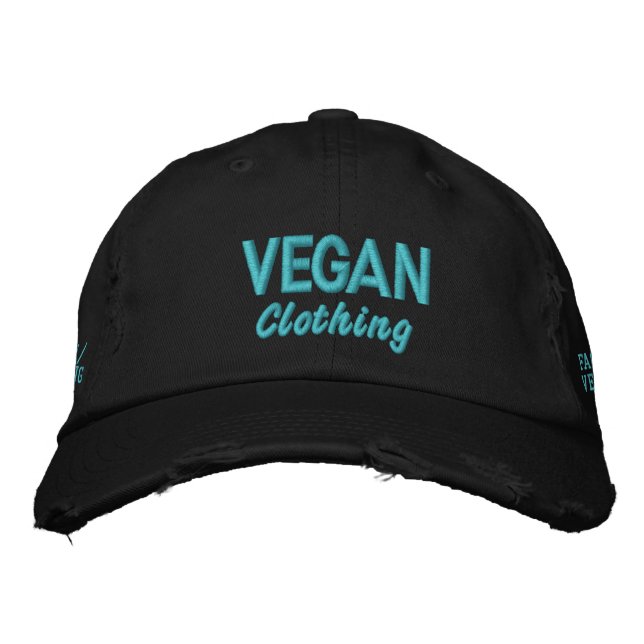 Gorra Bordada VEGAN Clothing (Anverso)