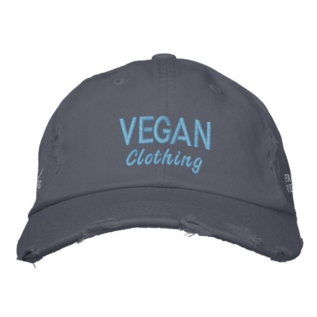 Gorra Bordada VEGAN Clothing (Anverso)