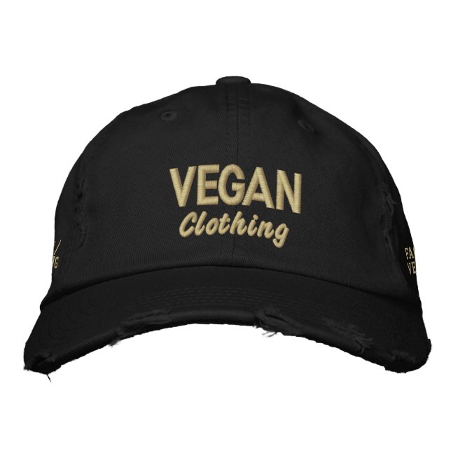 Gorra Bordada VEGAN Clothing (Anverso)