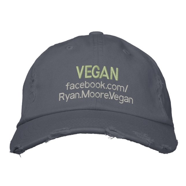 Gorra Bordada VEGAN Ryan.Moore.Vegan (Anverso)