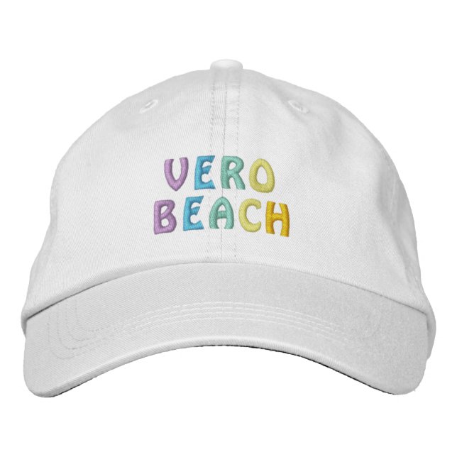 Gorra Bordada VERO BEACH 3 cap (Anverso)