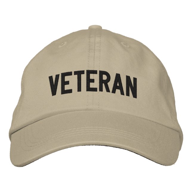 GORRA BORDADA VETERANO (Anverso)