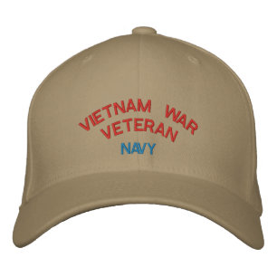 GORRA BORDADA VETERANO DE LA GUERRA DE VIETNAM, NAVY