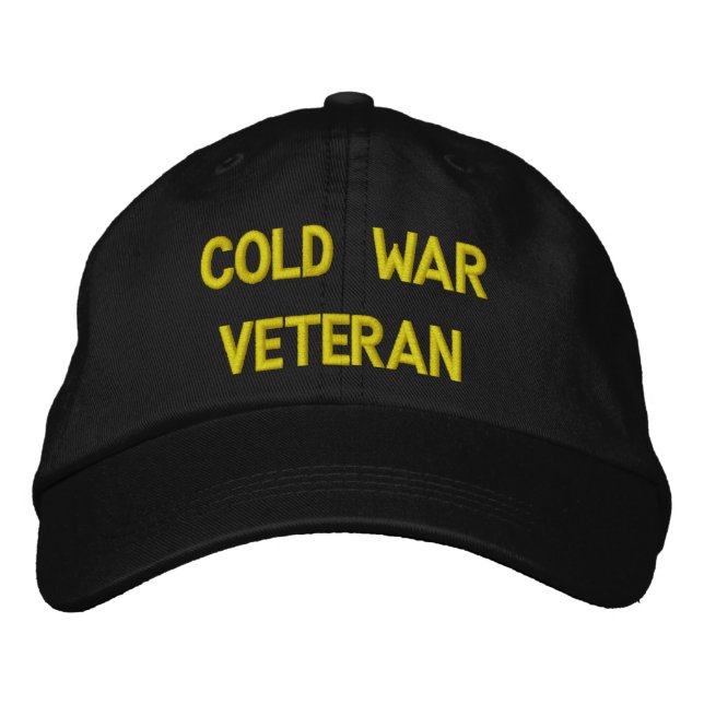 GORRA BORDADA VETERANO DE LA GUERRA FRÍA (Anverso)