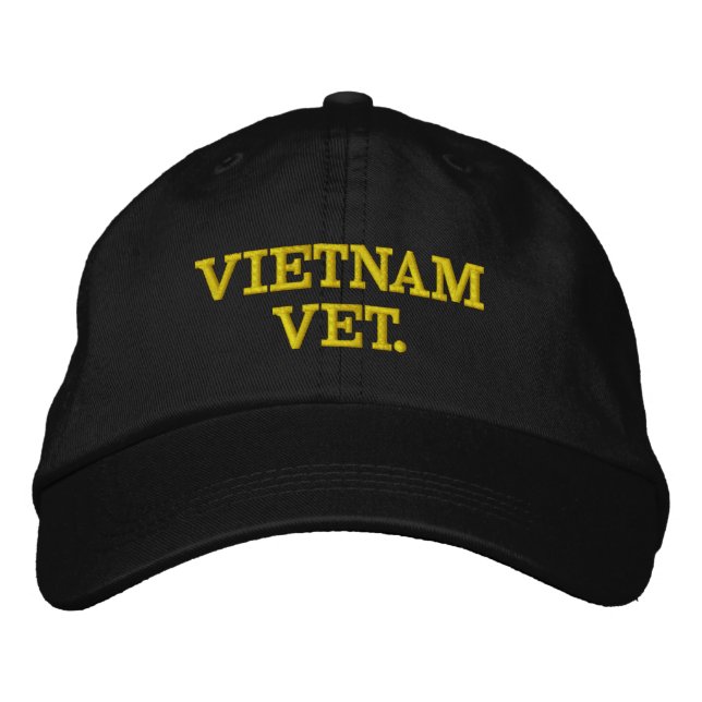 Gorra Bordada VETERINARIO DE VIETNAM. casquillo (Anverso)