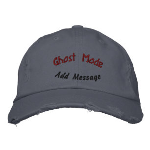 Gorra Bordada Vibra Moda Fantasma Agrega Mensaje Escocia Azul Mi
