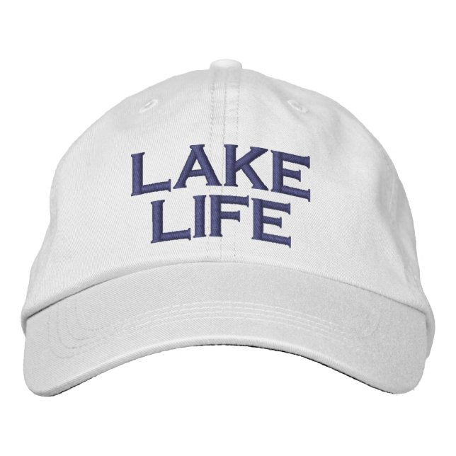 Gorra Bordada Vida en el Lago (Anverso)