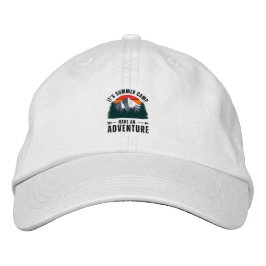 Gorra Bordada Vintage Classic Retro Camping Adventure Mountain