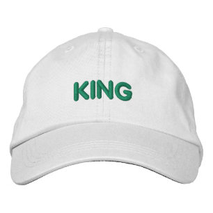 Gorra Bordada Visor de texto KING nombre