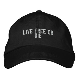 Gorra Bordada vivir libre o morir