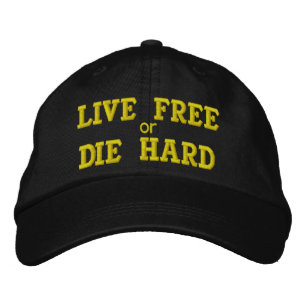 GORRA BORDADA VIVIR LIBRE O MORIR DURO