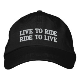 GORRA BORDADA VIVIR PARA VIVIR