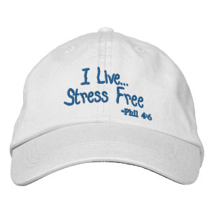 Gorra Bordada Vivo sin estrés