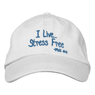 Gorra Bordada Vivo sin estrés