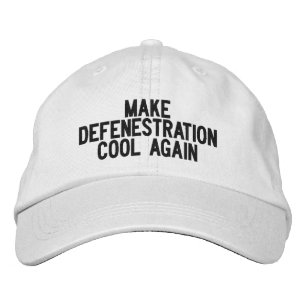 Gorra Bordada Volver a hacer Guay de Defenestration