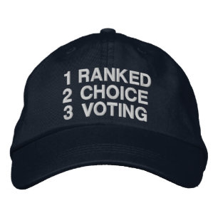 Gorra Bordada Votación de Elección Clasificada