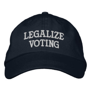 GORRA BORDADA VOTACIÓN LEGALIZADA