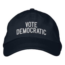 GORRA BORDADA VOTAR DEMOCRÁTICO