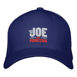 Gorra Bordada Voto para Joe No Pinocho