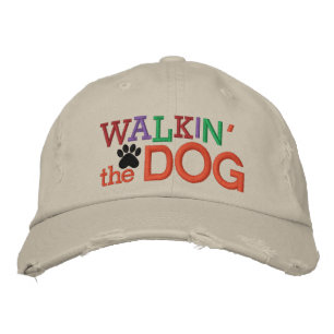 Gorra Bordada Walkin' the Dog