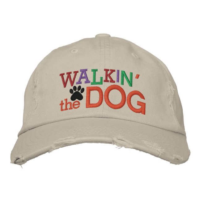 Gorra Bordada Walkin' the Dog (Anverso)