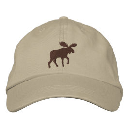 Gorra Bordada Walking Moose Silhouette Wildlife Wilderness