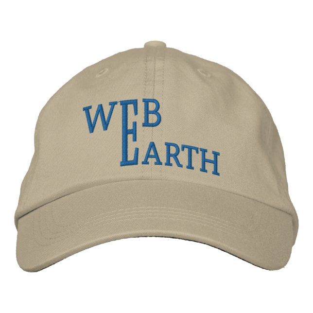 Gorra Bordada Web Earth (Anverso)