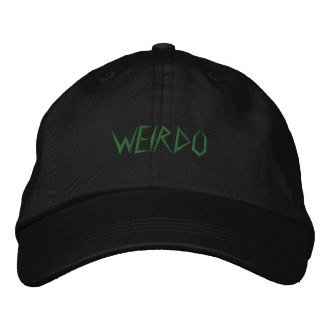 GORRA BORDADA WEIRDO (Anverso)