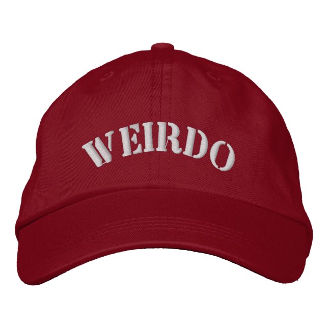 GORRA BORDADA WEIRDO (Anverso)