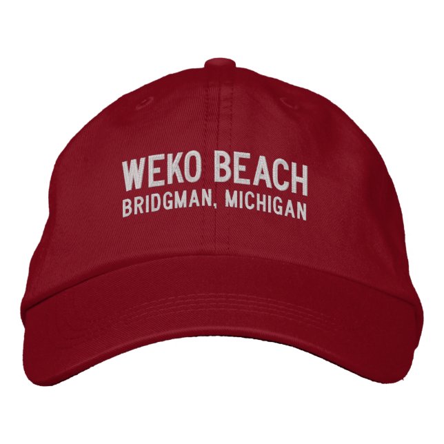 Gorra Bordada Weko Beach Michigan (Anverso)