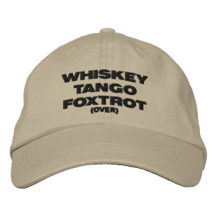 Gorra Bordada Whiskey Tango Foxtrot (sobre)