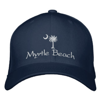 Gorra Bordada White Myrtle Beach Palmetto